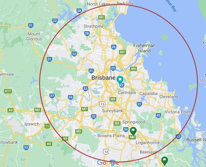 Greater Brisbane Map 